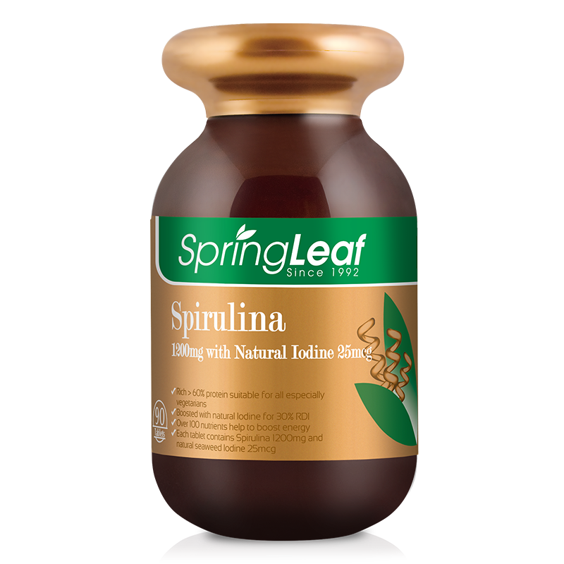Spirulina 1200mg with Natural Iodine 25mcg